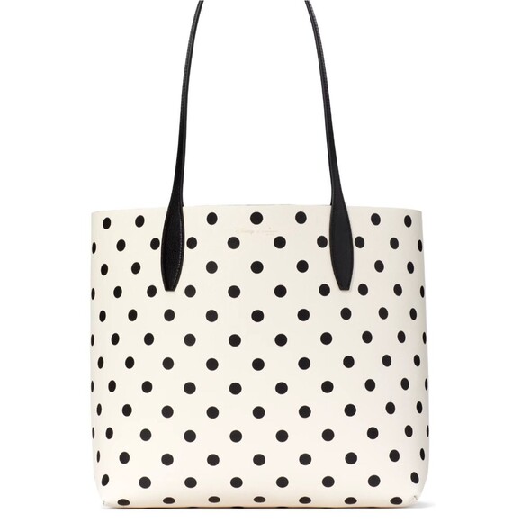 New Disney X Kate Spade Reversible Minnie Large Tote Black Multi - Picture 4 of 7